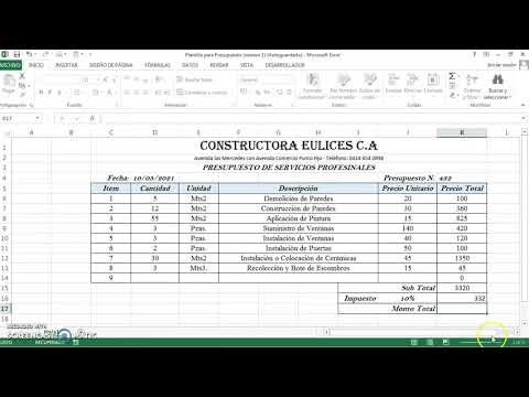 Plantilla Excel para Presupuestos: Cómo Crearla en Pocos Pasos
