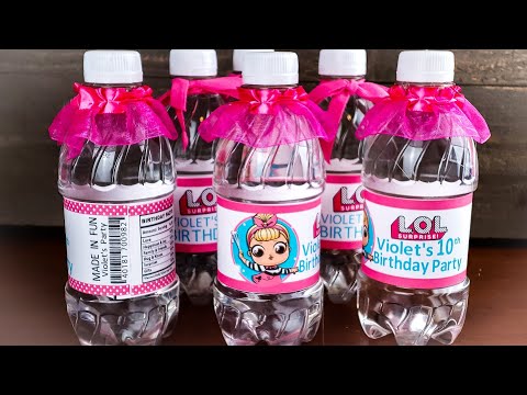 Descarga gratis plantillas de etiquetas para botellas de agua imprimibles