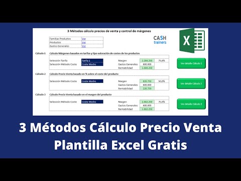Plantilla Excel gratis para calcular precio de venta